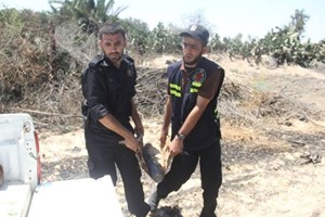 صور: هندسة المتفجرات تُزيل مخلفات الاحتلال بالوسطى