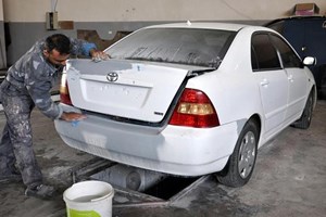 صور: الورشة المركزية بالإمداد والتجهيز.. عمل متواصل رغم التدمير