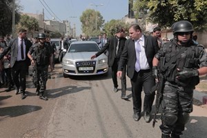 ألبوم صور: الداخلية تؤمن زيارة رئيس ووزراء حكومة التوافق لغزة