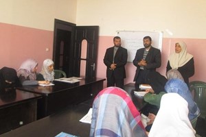 مفوضية غزة تفتتح دورة الشمائل المحمدية لطالبات الجامعات