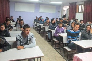 توجيه غزة يفتتح برنامجاً دعوياً تثقيفياً لطلاب التدريب المهني