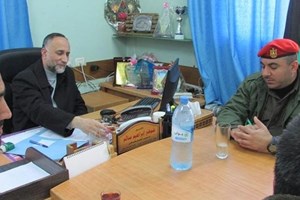 الأمن الوطني والشرطة العسكرية يزوران مستشفى كمال عدوان