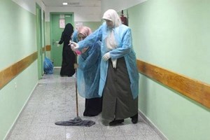 توجيه رفح ينظم حملة تنظيف لمشافي رفح