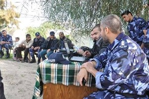 توجيه رفح ينظم مسابقة ثقافية لشرطة حفظ النظام والتدخل