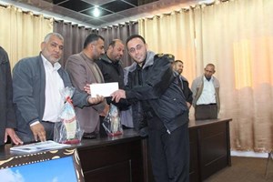 فوز الأمن والحماية بخان يونس بمسابقة نحن للمسرى فداء 