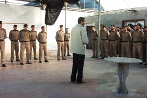 توجيه خانيونس يلقي محاضرة لكوادر مركز إصلاح المحافظة