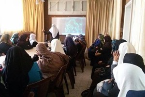 دائرة العمل النسائي بتوجيه غزة تنظم سلسلة محاضرات توعية أمنية