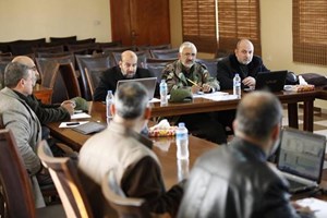 لجنة الضباط بوزارة الداخلية والأمن الوطني تعقد اجتماعها رقم (17) بغزة