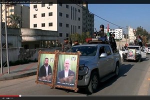 شاهد بالفيديو .. المسير المميز لجهاز الأمن والحماية في ذكرى الشهيد الوزير سعيد صيام 