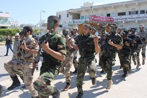 الفتوة تنظم عرضاً عسكرياً بأحد مدارس الوسطى