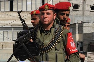 الشرطة العسكرية تُنظم مسير عسكري بخانيونس 