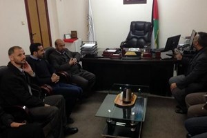 وكيل وزارة الداخلية يشيد بأداء العاملين بمديرية داخلية شمال القطاع