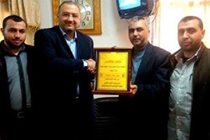 مديرية داخلية غزة تكرم مدير عام داخية الشمال