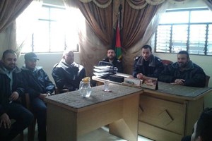 توجيه رفح ينظم جولة بمعبر رفح ويزور قيادة الأمن الوطني