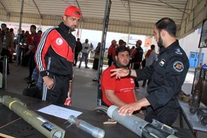 هندسة المتفجرات بخانيونس تشارك بمعرض عن مخلفات الاحتلال