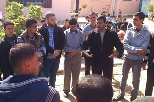 توجيه خانيونس ينظم حملة دعوية لطلبة جامعة الأقصى