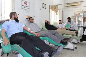 شرطة مكافحة المخدرات تنظم حملة للتبرع بالدم في محافظتي غزة والشمال