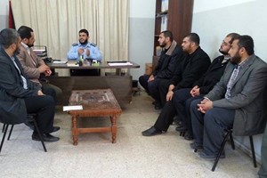 توجيه غزة ينظم يوم معايشة لشرطة مركز الشيخ رضوان