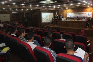 أمن الجامعات بالوسطى ينظم ورشة عمل لطلاب جامعة فلسطين