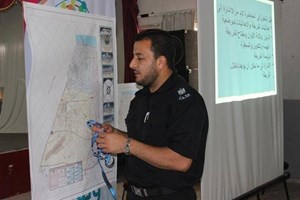 عمليات الشرطة بمحافظة رفح تنظم محاضرة " قراءة الخرائط "