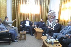 شرطة ونيابة شمال غزة تبحثان سبل التعاون المشترك