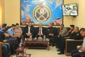 شرطة محافظة رفح تستقبل وفداً من النيابة العامة