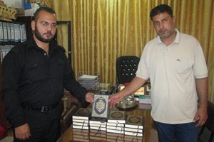 توجيه رفح يوزع عشرات المصاحف على النزلاء