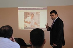 مستشفى بلسم ينظم محاضرة طبية بعنوان "الجلطات القلبية مسبباتها وأنواعها"