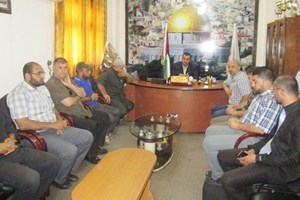 شرطة شمال غزة تلتقي عدداً من منسقي الفصائل