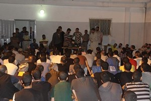 صور.. أمسية رمضانية لنزلاء مركز التأهيل والإصلاح بالوسطى