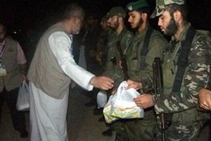 جمعية خيرية تتفقد قوات الأمن الوطني برفح