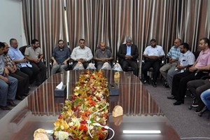 أبو ماضي يُكرم الموظفين والمتطوعين خلال حرب 2014