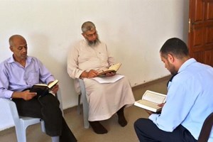 توجيه الوسطى يختتم دورة أحكام عليا لشرطة دير البلح