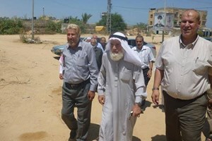 قوات الأمن الوطني تستقبل قيادة حركة حماس بمحافظة رفح