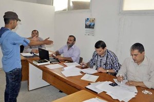 الخدمات الطبية تُجري الفحص الطبي للمتقدمين لكلية الشرطة