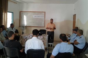 توجيه رفح ينظم دورتين في الإدارة لشرطة الحراسات