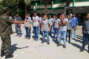 قائد "الفتوة" يتفقد سير التدريب بمدارس الثانوية العامة بالوسطى