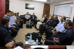 العميد خلف يستقبل وفداً من الاتحاد الفلسطيني للننشاكو  