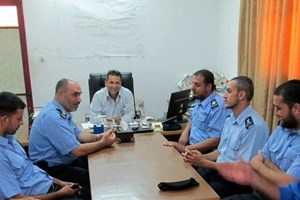 شرطة محافظة شمال غزة تبحث التعاون المشترك مع شركة الكهرباء