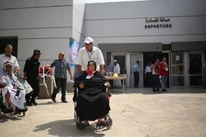 مغادرة الفوج الثاني من حجاج بيت الله الحرام  