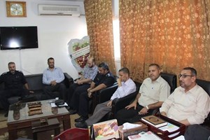 المراقب العام يزور قيادة الشرطة الفلسطينية