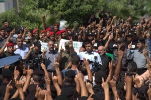 وقفة غضب للداخلية نصرةً للمسجد الأقصى المبارك