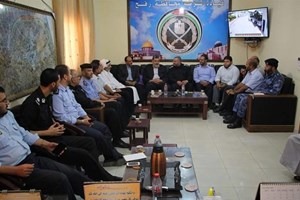 وفدٌ من "الجهاد الإسلامي" يزور شرطة رفح ويُثني على جهودها