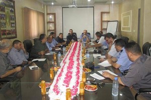 شرطة شمال غزة تنظم لقاءً تعاونياً مع الأجهزة الأمنية