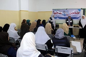 الشرطة النسائية بالشمال تنظم لقاء لطالبات معهد حمودة الشرعي