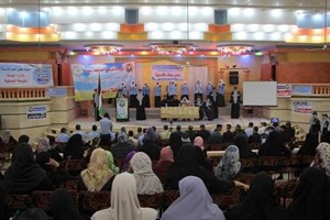 صور: الشرطة النسائية برفح تختتم فعاليات حـملة "نحــن معــك" الأمـــنية