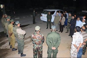 وفد من التشريعي يتفقد مواقع الأمن الوطني بالشمال