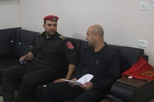 الشرطة العسكرية تبحث سُبل التعاون مع محافظ خانيونس