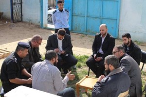 المراقب العام يتفقد شرطة مكافحة غزة