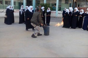 الفتوة تعقد دورة "الوقاية من الحرائق" لطالبات الثانوية